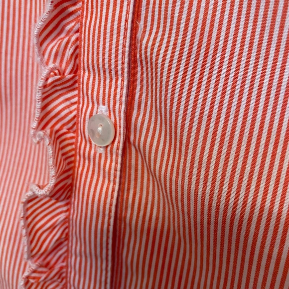 NWOT LL Bean striped fitted button down shirt - Picture 2 of 3